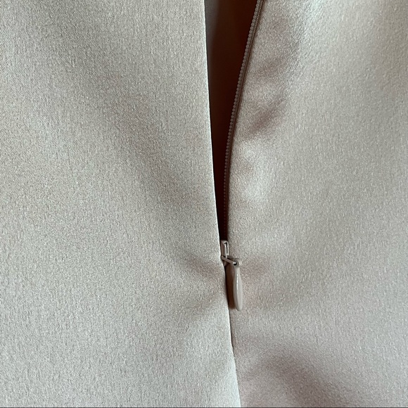 ✨NWT✨🏷Ann Taylor: Pale Pink A-line/Flare Satin-Sheen Fully-Line Skirt - Picture 11 of 14